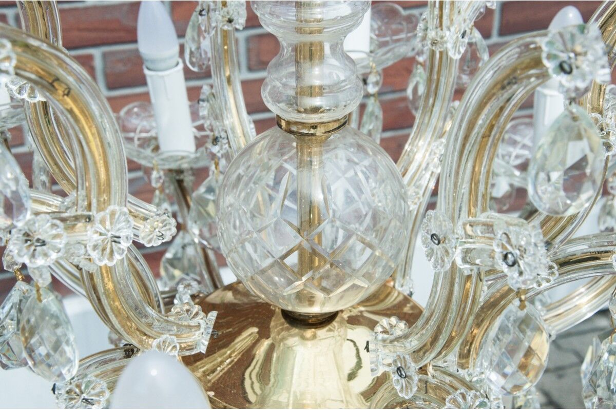 Lustre en cristal, France, première moitié du 20ème siècle