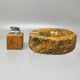 1960s Mid-Century Modern Italian Alabaster Smoking Set by Romano Bianchi