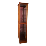 Cherry wood display cabinet with 6 adjustable glass shelves – Drimmer brand