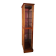 Cherry wood display cabinet with 6 adjustable glass shelves – Drimmer brand