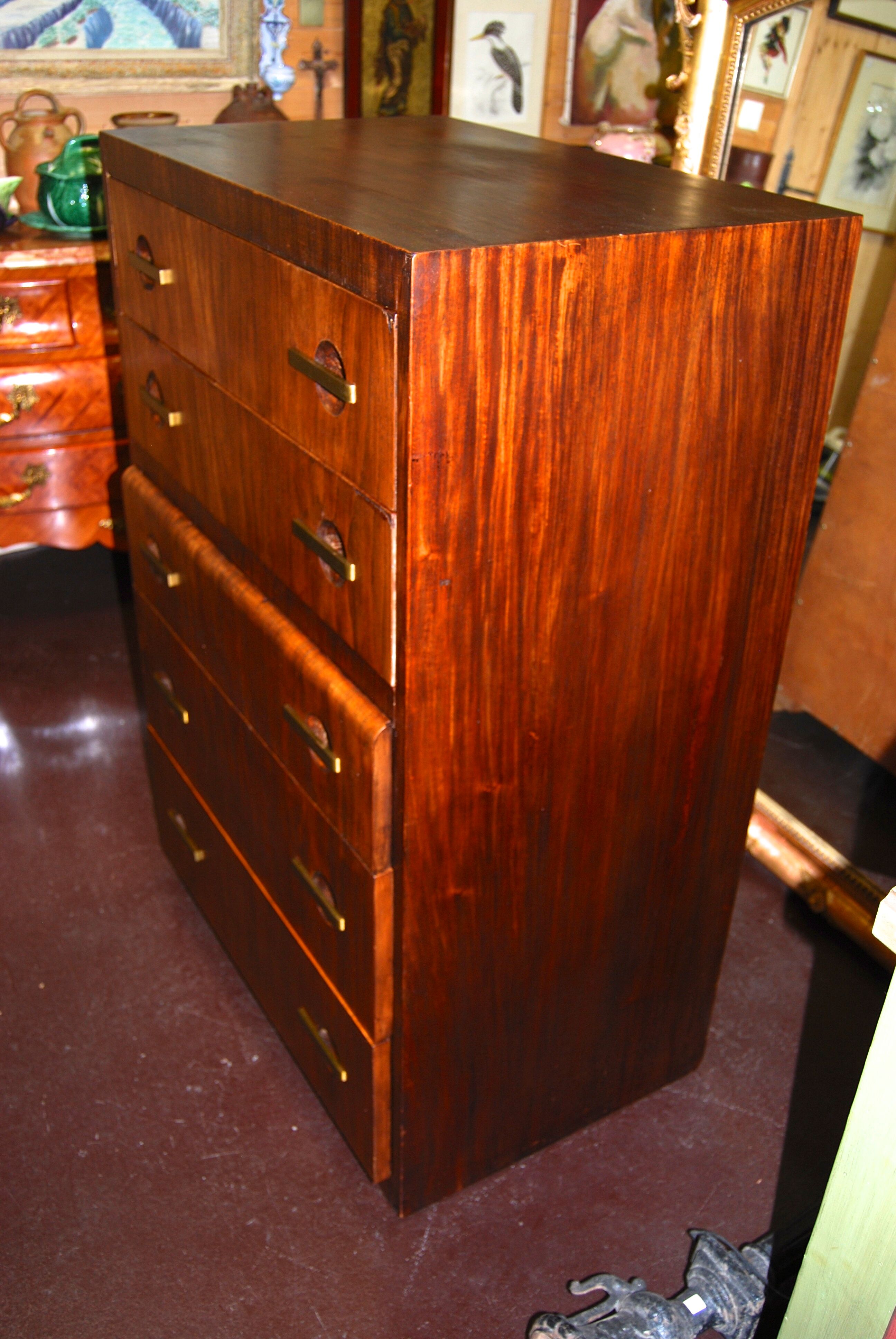 Art Deco rosewood dresser