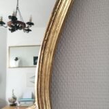 Golden mirror 60x40cm