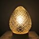 Vintage glass pine cone lamp 1970