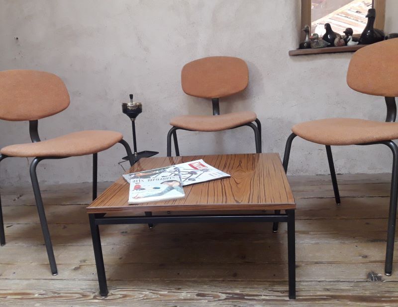 Set of 3 Steelcase Strafor chairs