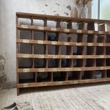 Meuble de métier pin à cases XL 250cm
