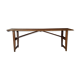 Folding brewery table