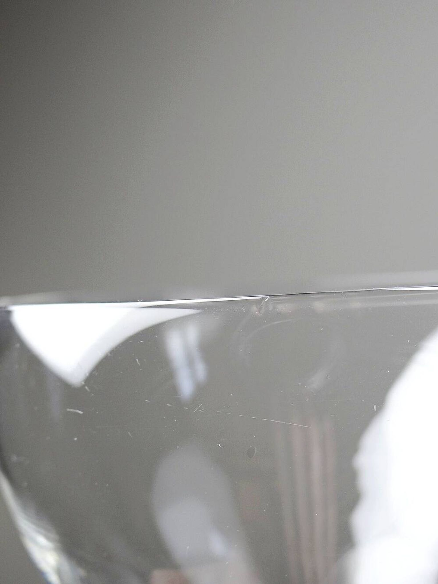 Service of 6 antique cut crystal glasses attributed to Moser, Bohemia circa.