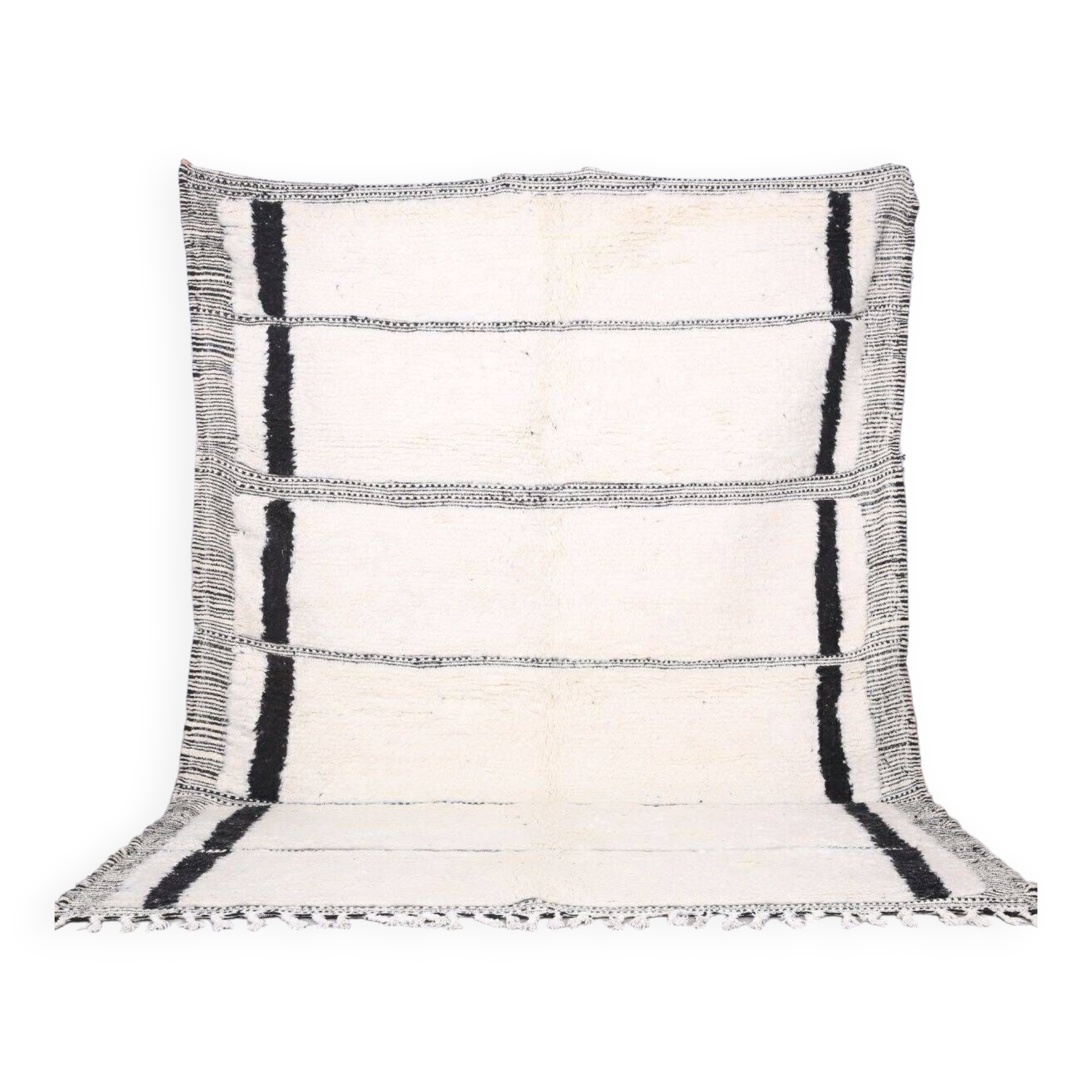 Handmade wool Berber rug 300X200 cm