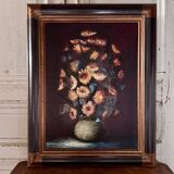 Still life with flowers by Raymond-Jean Bizet 20th century