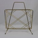 Gold metal magazine holder