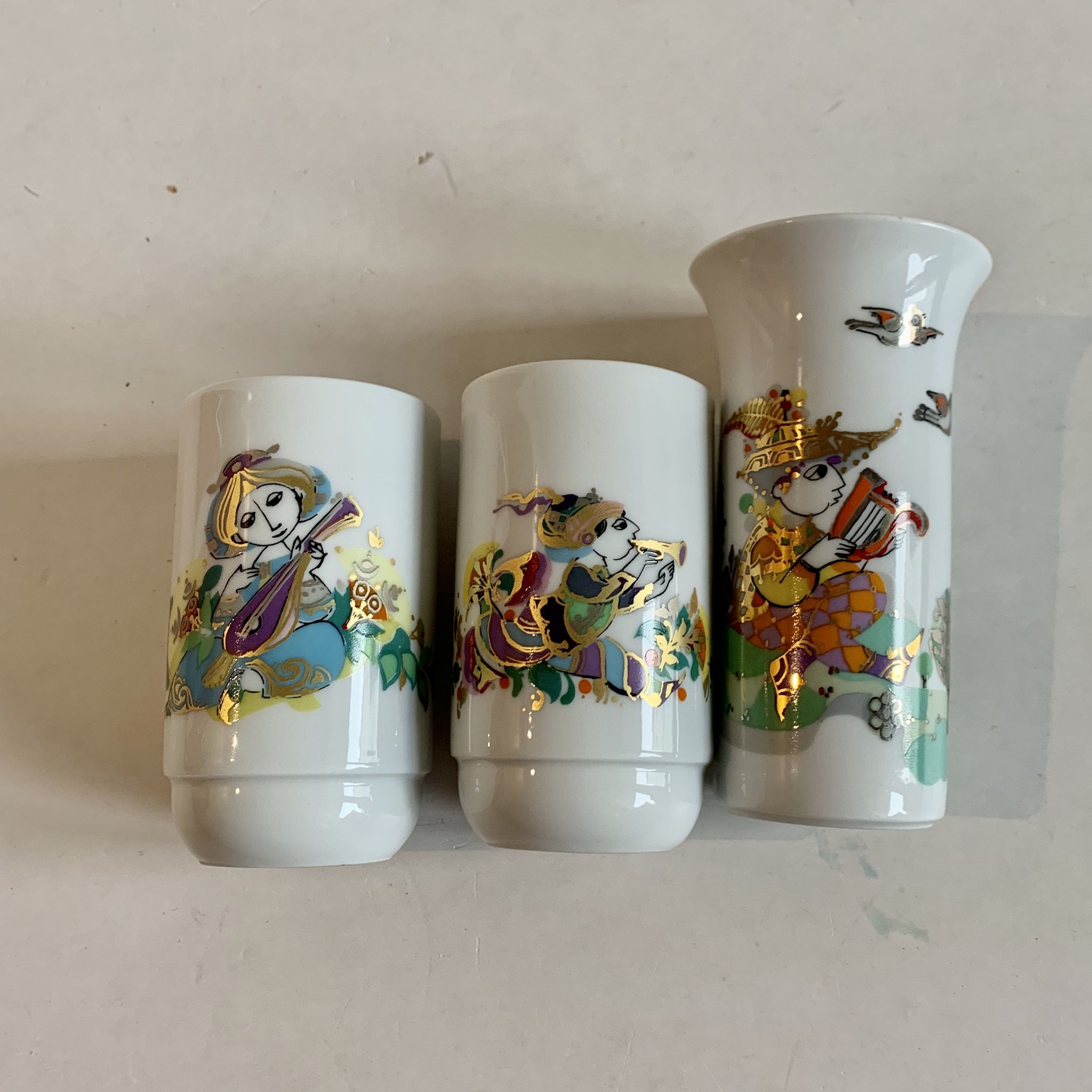 Lot de 3 Vvases Studio Line Rosenthal