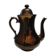 Jersey earthenware teapot - bronze color