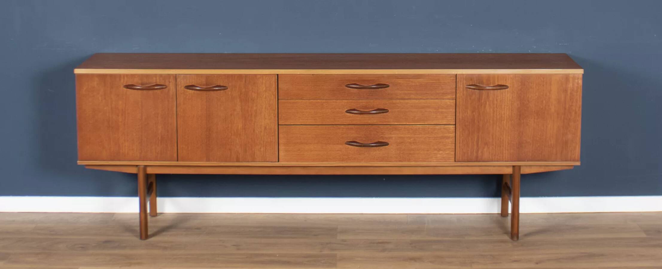 Avalon Scandinavian teak sideboard, Mid-Century (1960s)