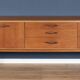 Avalon Scandinavian teak sideboard, Mid-Century (1960s)