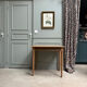 Table made of solid chestnut (renovated) or