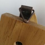 Retractable Vintage wall coat holder with 10 patères