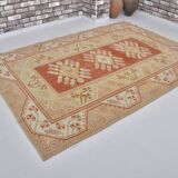 Vintage Handknotted Floral Hnadknotted Rug sku1835