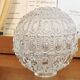 Vintage Molded Glass Globe