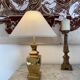 Regina lamp from the 80s, 2 m fabric cable, lampshade.