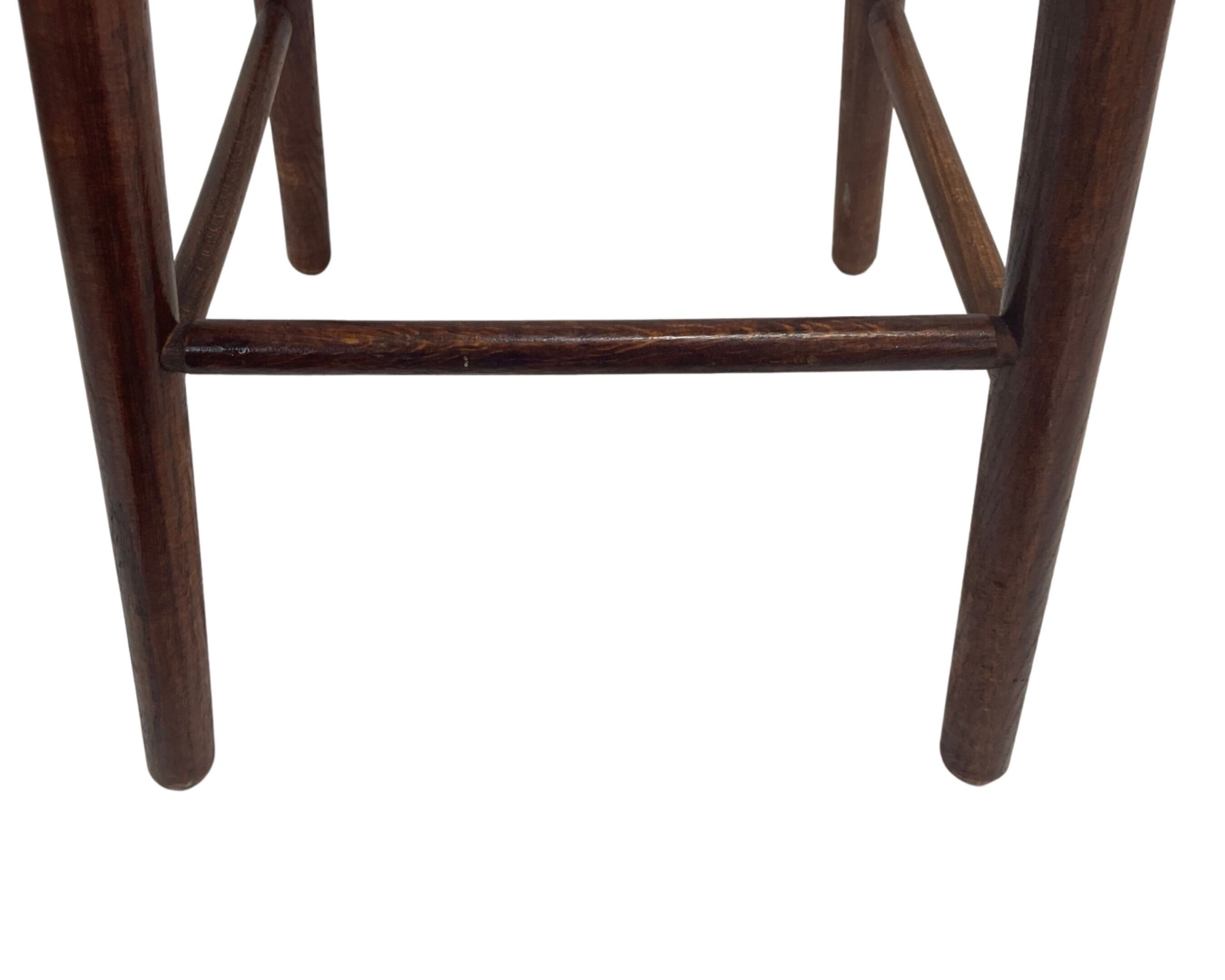 Vintage barstool, wood, 60s
