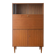 Vintage 1950s wooden secretary desk