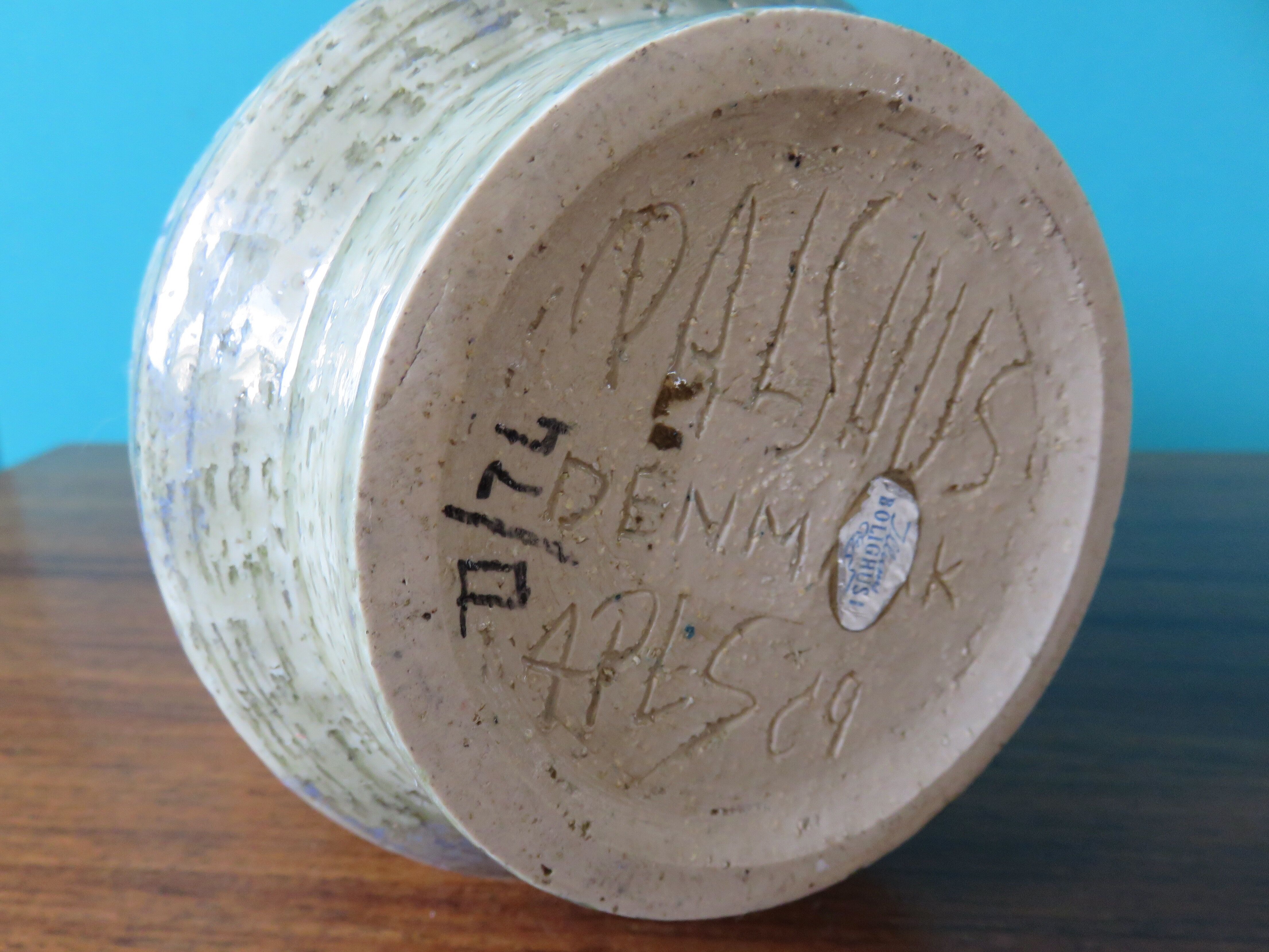 Sandstone vase "Palshus" Denmark 1965