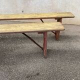 Pair of folding benches