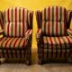 Pair of Spanish Renaissance Style Armchairs - Carved Solid Wood Years