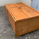 Parisian wardrobe vintage beech 1970