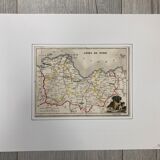 Carte ancienne Côtes du nord