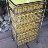 Yellow formica dessert