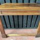 Front or frame or facade of fireplace of the nineteenth century in walnut wood carved by hand.