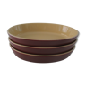 OVAL DISH CARAMEL BROWN - CASSEROLE EMILE HENRY - 26 x 17 CM - NEW (01 08 ) (CB4)