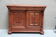 Double body late 19th century in oak and colored stained glass