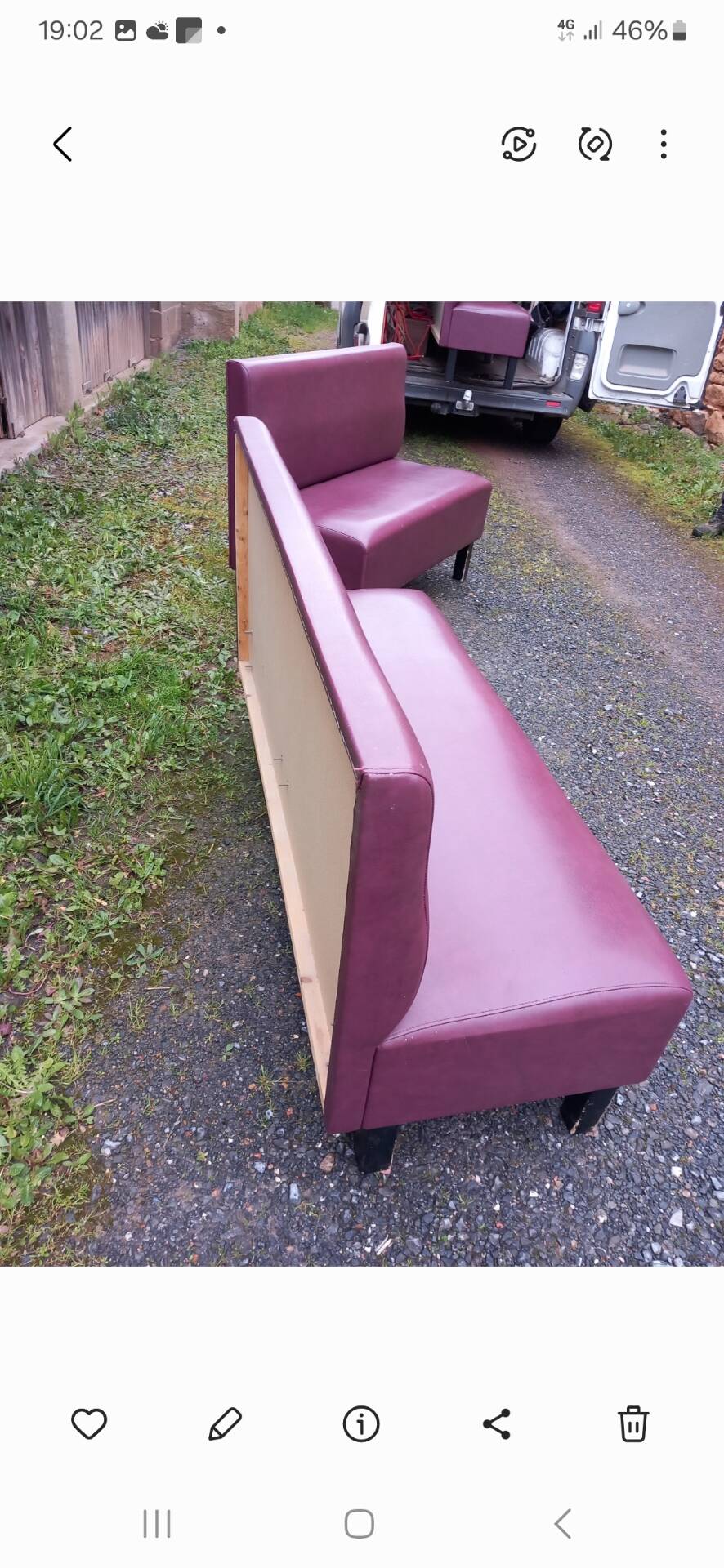 3 bistro benches