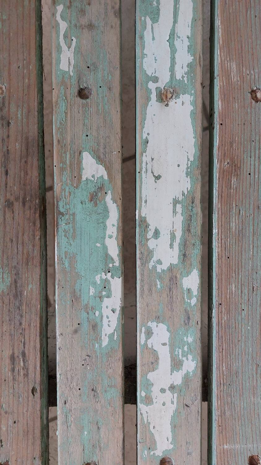 Antique bench with original patina
