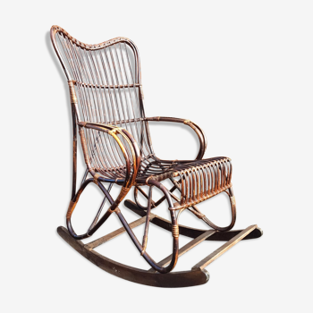 Rocking-chair vintage Rohe Noordwolde