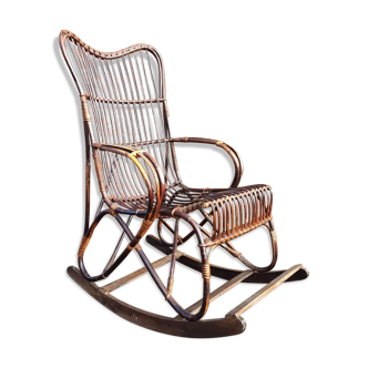 Rocking-chair vintage Rohe Noordwolde