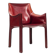 Mario Bellini model Cab 413 dining armchair in leather Cassina Italy 1977
