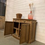 Buffet Art Deco marquetry and brass inlay