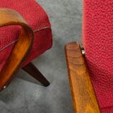 Paire de fauteuils 6952 par Jaroslav Smidek pour Ton, ex Tchécoslovaquie
