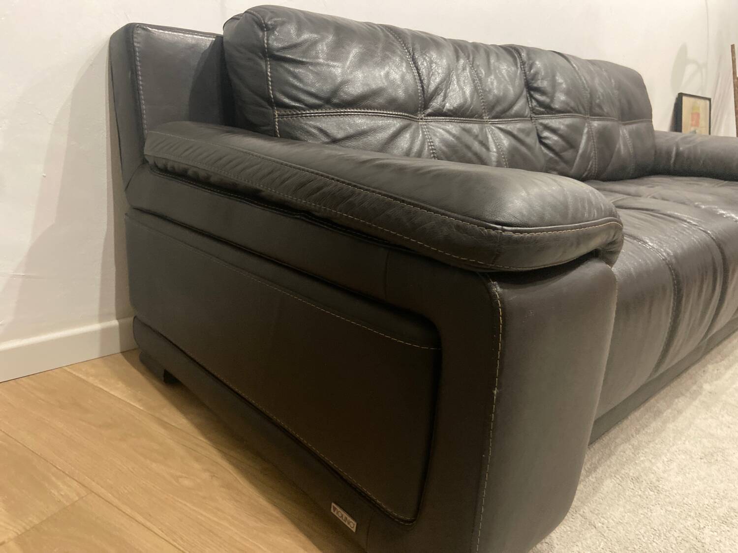 Canapé en cuir 3 places