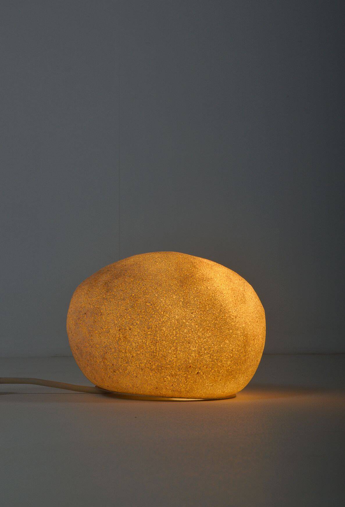 Vintage moon rock lamp from Tecta in the style of André Cazenave, 1960s