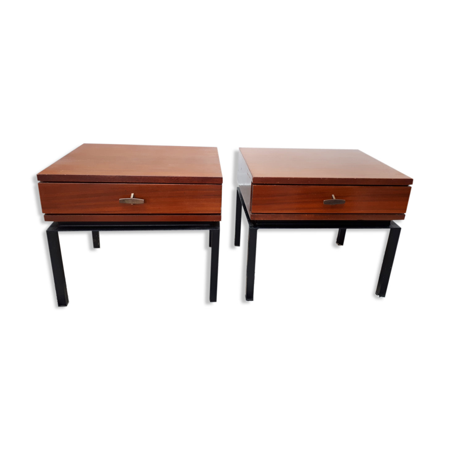 Pair of bedside tables by Marcel Gascoin 60