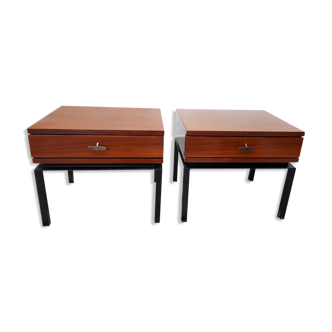 Pair of bedside tables by Marcel Gascoin 60
