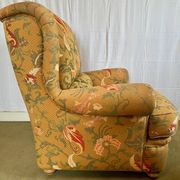 Fauteuil a oreilles vintage, marque burov, annees 90