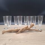 Set of 8 Luminarc champagne flutes