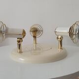 Triple spot ceiling light vintage 80s