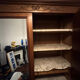 Raw wood wardrobe woodwork