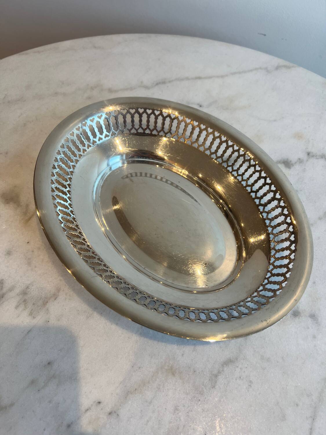 Thistle Silver Bread Basket